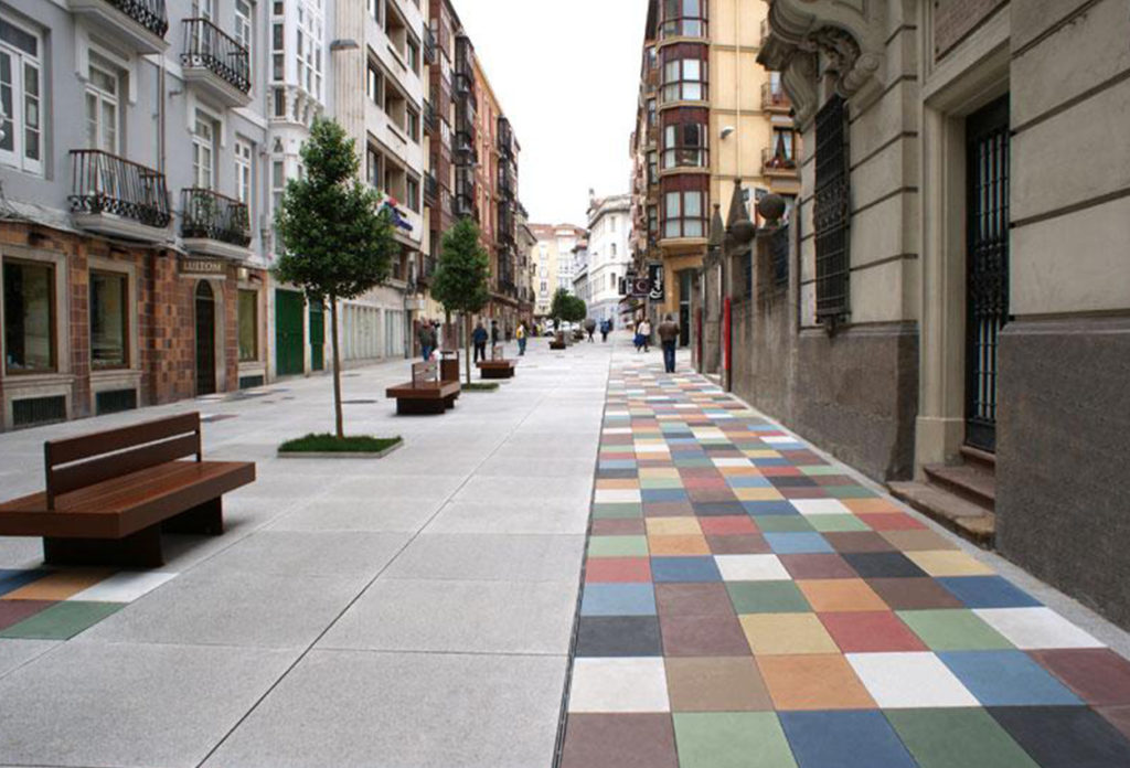 Calle Rubio, en Santander